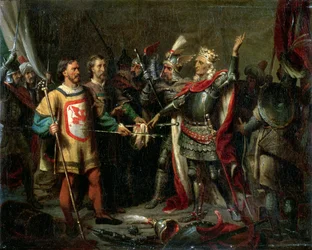 Wladyslaw II Jagiello antes de la batalla de Tannenberg, 15 de julio de 1410, 1854